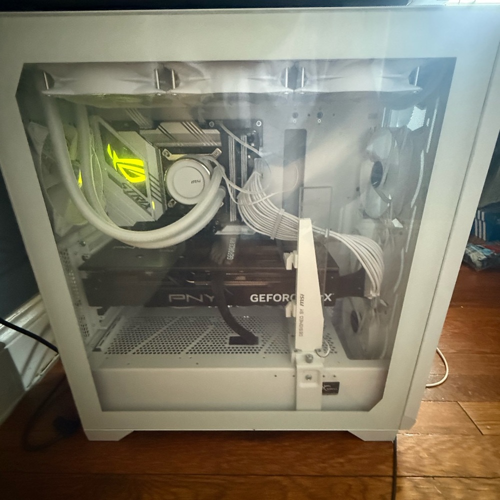 ASUS White Graphics Card for High-Performance Computing